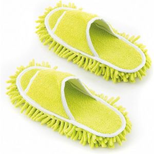 Kalanka-® Chaussons Sweeper Mop-Go, Nettoient Le Sol De Manière Confortable Et Amusante, Avec Fonction De Chaussons Mop, Design Ergonomique Et Facile À Utiliser, Idéal Pour La Maison Et Les Animaux - Neuf