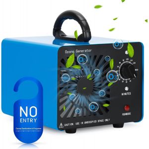Checarzhn--No1-Générateur D'ozone 30000mg/H, Purificateur D'air À L'ozone Jusqu'à 300¿, Minuterie De 120 Min, Ozon Ur O3 Pour Voiture, Appartement, Hôtel, Cuisine Et Animaux Domestiques - Neuf