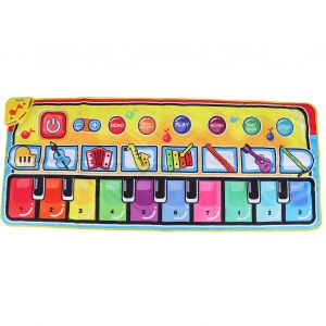 Piano De Sol Pliable, 6 Modes, 17 Touches, Tapis De Danse Etanche A La Poussiere Pour Enfants De 3 Ans Et Plus - Neuf