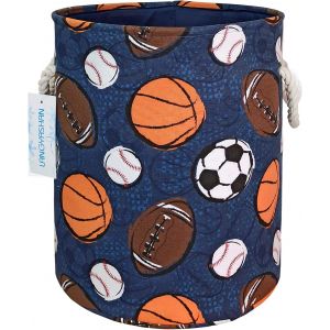 MEVRONISSHOP-Panier &agrave; linge pliable en toile Panier de rangement pour gar&ccedil;ons et filles Panier &agrave; linge Panier &agrave; jouets Paniers cadeaux pour chambre &agrave; coucher, v&ecirc;tements d'enfants Jeu de - Neuf