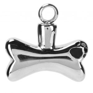 Pet Os Patte Impression Urne Pendentif Ouvrable En Acier Inoxydable Résistant À La Transpiration Commémorative Animal De Compagnie Crémation Bijoux Pour Cendres De Chat De Chien - Neuf