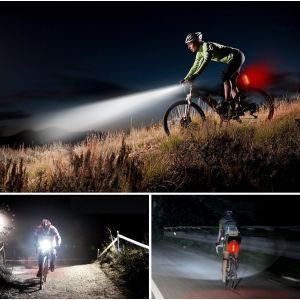 Phare De V&eacute;lo Avec Chargeur Usb, Rotation &Agrave; 360 Degr&eacute;s, &Eacute;clairage Puissant Pour V&eacute;lo De Montagne, Conduite Nocturne En Plein Air - Neuf