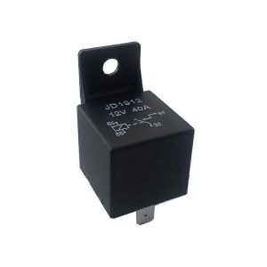10Pcs DC12V 40A Noir Relais 4 PIN Durable Automobile Camion Bateau Relais SLD-12VDC-1A Relais normalement ouvert - Neuf