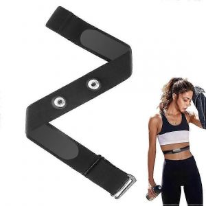 Sangle De Poitrine Moniteur De Fréquence Cardiaque Bande Élastique Réglable (70 Cm À 105 Cm) Pour Moniteur De Fréquence Cardiaque Pour Garmin Wahoo Polar H10 H9 Coospo Magene Bryton Liv - Neuf