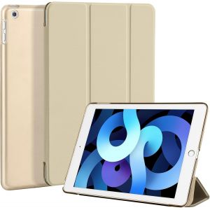 ELVORIX-Coque pour iPad 6&egrave;me/5&egrave;me g&eacute;n&eacute;ration 9,7 Pouces 2017/2018, &Eacute;tui de Protection L&eacute;ger Coque Arri&egrave;re en PC Rigide Translucide Givr&eacute; pour Apple iPad 6/5 Gen, Or - Neuf