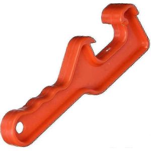Ouvre-boîte de peinture en plastique gallon,ouvre-couvercle de seau,clé à couvercle de seau de peinture,outils de quincaillerie industriellered1pcs - Neuf