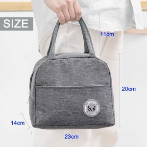 Sac &agrave; lunch isotherme portable, petit sac &agrave; lunch &eacute;tanche et r&eacute;sistant &agrave; l'huile, sac isotherme pour pique-nique, id&eacute;al pour l'&eacute;cole, le bureau et l'ext&eacute;rieur (gris) - Neuf
