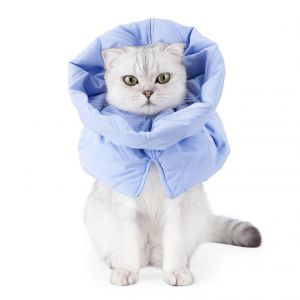 Collier Conique Souple Et Chaud Ajustable Pour Chat, Anti-Griffures Et Anti-L&eacute;chage, Pliable Et R&eacute;utilisable, Pour La R&eacute;cup&eacute;ration Des Chatons. - Neuf