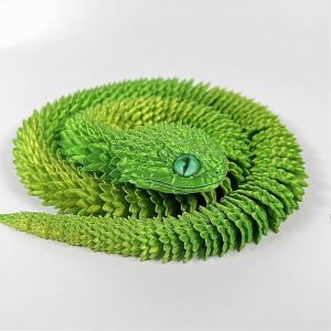 3D serpent flexible articul&eacute; figure mod&egrave;le cadeau cadeau 3D cadeau B - Neuf
