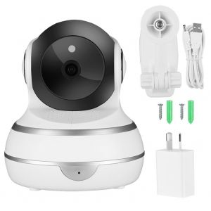 Camera IP WiFi PTZ 1080P avec audio et detection de mouvement, surveillance interieure sans fil, prise AU - Neuf