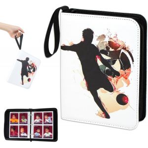 Mdy-Classeur Carte,Album Carte,50 Pages 400 Feuilles Classeur Ultra Pro,Classeur Top Loader Avec Fermeture Éclair,Albums Pour Cartes À Collectionner,Cartes De Sport,Cartes De Jeu,Binder Toploader - Neuf