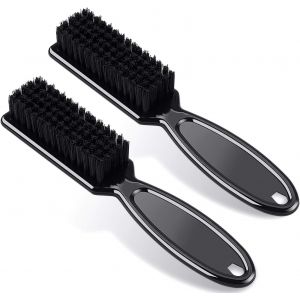 2 Pieces Barber Blade Cleaning Brush And Hair Clipper-Nail Tool For Cleaning (Black) - Neuf