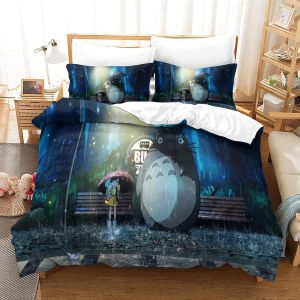 Housse De Couette Totoro Housse De Couette Imprim&eacute;e Japon Anime - Neuf