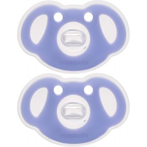 Koala Sucette 0 Mois+,Sucette En Silicone Pour B&eacute;b&eacute; Allait&eacute;,Sucette Pour Nouveau-N&eacute; Avec T&eacute;tine Douce,Sans Bpa,Orthodontique,Design Sym&eacute;trique Et Courb&eacute;,Nuit 2 Packs - Neuf