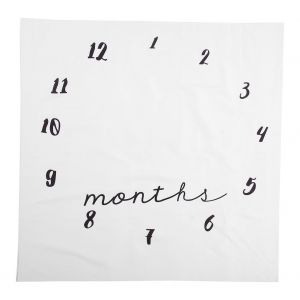 Couverture De Croissance Mensuelle Pour Nouveau-Ne, Accessoire De Photographie, Arriere-Plan, Horloge - Neuf