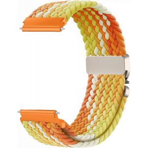 Bnhgo-Nylon Bracelet Montre Tressé 18mm 20mm 22mm, Élastique De Remplacement À Dégagement Rapide Pour Femmes Et Hommes - Neuf