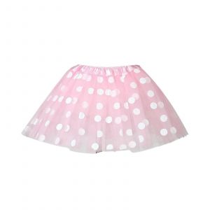 Jupe Plissée Femme Tutu Jupe Évasée En Tulle À La Taille Jupon Robe De Soirée Rose - Neuf