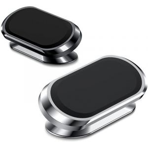 Support de T&eacute;l&eacute;phone Magn&eacute;tique pour Voiture, Aimant Rotatif &agrave; 360&deg;, 2 Paires - Neuf