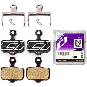 Subzonal-Plaquettes De Frein &Agrave; Disque V&eacute;lo Compatibles Avec Les &Eacute;triers Sram &Agrave; 2 Pistons: Level, Etap Axs Red/Force/Rival, Avid Elixir &iquest; Route/Gravel/Mtb: S&eacute;rie 78 Semi-M&eacute;tallique/C&eacute;ramique/Aluminiu - Neuf