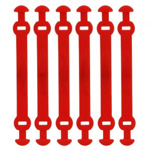 6 Pcs Raquette De Tennis Amortisseurs De Vibrations Longue Boucle Raquette De Tennis Amortisseur Pour Les Sports De Plein Air Rouge - Neuf