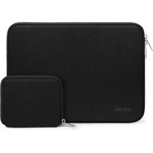 16 Pouces Ordinateur Portable Pochette,Housse Pc 15-15,6 Pouces,Compatible Avec Macbook Pro 16,Hp,Acer,Dell,Lenovo,Asus,Laptop Sleeve Néoprène Sac Avec Petite Pochette,Noir[ZHB0369] - Neuf