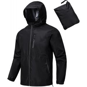 Subzonal-Homme Vestes Imperm&eacute;ables Veste De Pluie Pliable L&eacute;g&egrave;re V&ecirc;tements Imperm&eacute;able Coupe-Vent For Cyclisme Plein Air Voyage Course &Agrave; Pied Randonn&eacute;e - Neuf