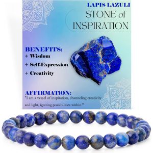 Eryi-Bracelet De Perles Pour Femmes 6mm En Semi-Précieux Naturel Élastique Élastique Cristal Bijoux Cadeaux De Yoga - Neuf