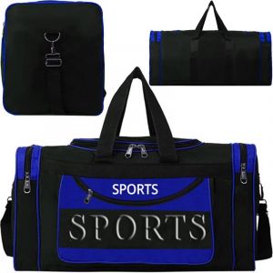 Acdsgd-Sac De Voyage Sac De Sport Homme & Femme Pliable Pour Homme Et Femme 35 L Grand Weekender Avec Compartiment &Agrave; Chaussures Sac &Agrave; Main &Eacute;tanche Pour Gym Fitness Weekend Bleu - Neuf