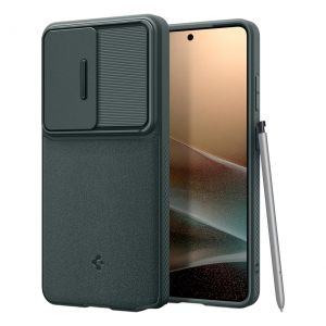 Spigen Coque Optik Armor Camera slider Samsung Galaxy S26 Ultra Abyss Green - Neuf