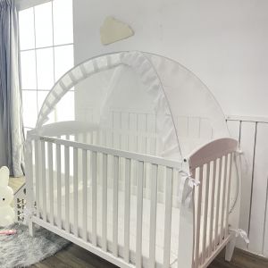 Sécurité Bébé - Tente De Lit Escamotable - Moustiquaire Transparente Pour Lit De Bébé - Tente De Lit Unisexe Élégante Et Robuste - Protégez Votre Bébé Des Chutes Et Des Morsures - Neuf