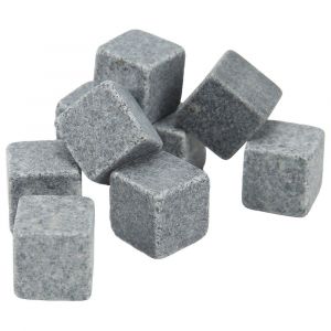 Pierres À Whisky 2 Cm Granit Whisky Glace Tart Pierre Flanelle Sac Ensemble - Neuf