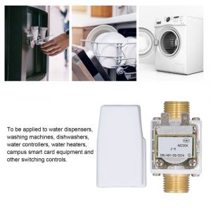Électrovanne électrique d'eau, filetage 1/2 pouce, interrupteur d'entrée d'eau AC220 V - Neuf