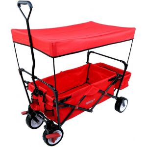 Chariot Wild Cruiser Pourpre, L'Original, Chariot de Jardin pliable pour Enfants, Transport, Plage, Ville, Forêt, à tirer ou à pousser, Capacité De Charge 75 kg - Neuf