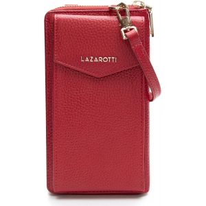 Bologna Portefeuille En Cuir Xl Pour Femme Et Poche Pour T&eacute;l&eacute;phone Portable (2 En 1) 16 Emplacements Pour Cartes | &Agrave; Accrocher Autour Du Cou Avec Protection Rfid 19 X 11 X 3,5 Cm,Rouge, - Neuf
