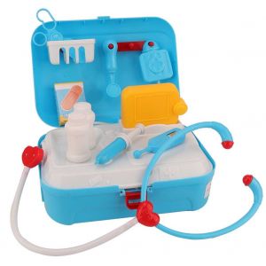 Kit medical portable pour enfants, sac a dos, jeu de role, jeu de docteur, jouet educatif - Neuf