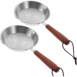 Subzonal-2 Pi&egrave;ces Mini Casserole En Inox Po&ecirc;le &Agrave; Frire Cr&ecirc;pes &Agrave; La Po&ecirc;le Antiadh&eacute;sive Wok &Agrave; Induction Petite Po&ecirc;le Antiadh&eacute;sive Induction Po&ecirc;les Antiadh&eacute;sives Antiadh&eacute;sif Acier Inoxydable - Neuf