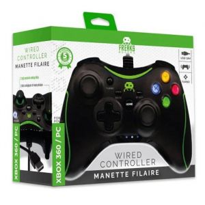 Freaks and Geeks Manette Filaire Noire pour xbox 360 - Neuf
