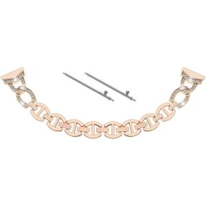 Eryi-Bracelet De Montre À Dégagement Rapide 20 Mm Bracelet De Montre En Alliage De Zinc Bling Creux Compatible Avec Venu/Venu Sq Vivoactive 3/3 Music - Neuf