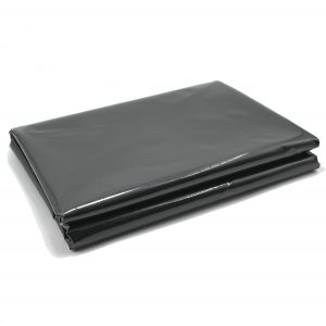 KALANKA-Bache Noire Agricole, 2m X 6m Film Polyéthylène Noir de Bonne Qualité, Bache Jardin Anti Mauvaise Herbes, 4mil Film Plastique Noire pour Couvrir Les Jardin - Neuf