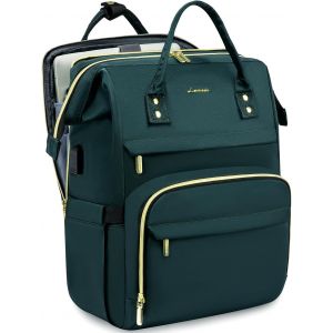Sac &Agrave; Dos Pour Ordinateur 14 15.6 17 Pouces, Sac Ados Femme Imperm&eacute;able, Sac A Dos Pc Portable &Eacute;l&eacute;gant Avec Port De Chargement Usb, Pour Coll&egrave;ge Affaires - Neuf