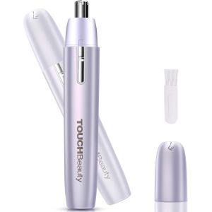 Tondeuse Nez Oreilles Femme, Tondeuse &Agrave; Sourcils Rasoir De Pr&eacute;cision &Eacute;lectrique Indolore Pour Poils Du Visage, Violet - Neuf