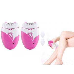 Épilateur Électrique Pour Femmes, Sans Fil Et Rechargeable, Double Vitesse, Lumière Led, Portable Et Facile À Nettoyer - Neuf
