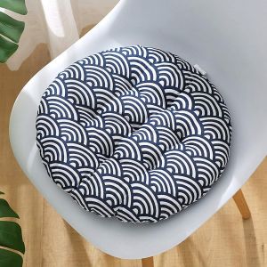(Bleu) Ensemble De 4 Coussins De Chaise Coussins De Chaise Coussin De Chaise De Patio, - Neuf