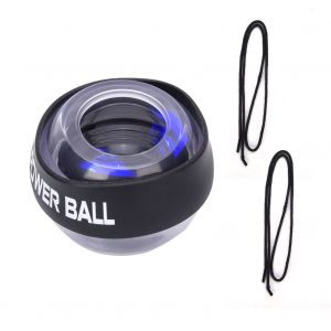 Ballon D'entrainement De Prehension Super Gyro Pour Poignet Masculin, Haute Stabilite, Pour Un Entrainement Professionnel De La Force Manuelle, Noir - Neuf
