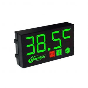 Horloge numerique 12 V pour moto, voltmetre, thermometre, accessoire pour moto, compteur electronique 3 en 1, etanche - Neuf