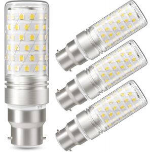 Kalanka-Ampoule Led B22, 10w Ampoule Maïs Led Équivalent 130w Lampe Halogène, Blanc Froid 6000k, 1400lm, Non-Dimmable, Culot À Baïonnette B22 Maïs, Lot De 4 - Neuf