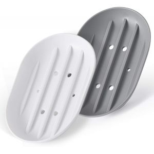 Salle De Bains De Porte-Savon Porte-Rack Zone De Douche Silicone De Vidange Bac À Savon Éponge Brosse De Salle De Bains Évier De Cuisine, Lave-Vaisselle Vidange S'Étend De Savon Vie - Neuf