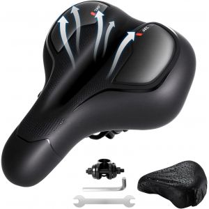 Selle De Ultra Confortable,Selle V&eacute;lo Gel Ergonomique,Selles De V&eacute;lo En Mousse &Agrave; M&eacute;moire De Forme Souple,Selles V&eacute;los Pour Homme Femme Vtt V&eacute;los/Electrique/V&eacute;lo De Route - Neuf