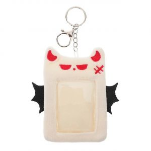 Peluche Ail&eacute; Photo Du Titulaire De La Carte Trousseau De Cl&eacute;s Pour L'id De Cartes De Cr&eacute;dit Halloween D&eacute;mon De Dessin Anim&eacute; - Neuf