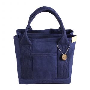 Grande capacit&eacute; Multi-poche Sac &agrave; main Portable Femmes Fourre-tout &Eacute;l&eacute;gant Fermeture &Eacute;clair Sac &agrave; bandouli&egrave;re Bleu fonc&eacute; - Neuf